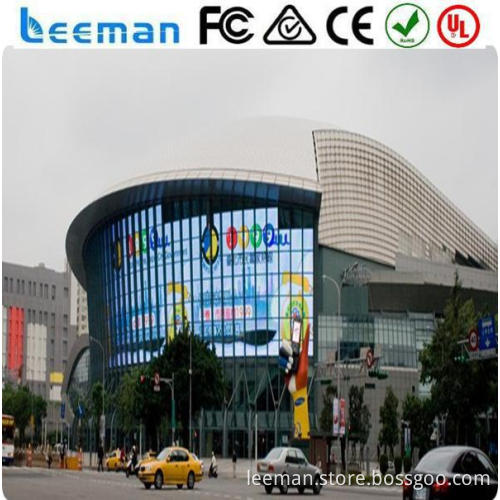 giant advertising glass led display led screen display
